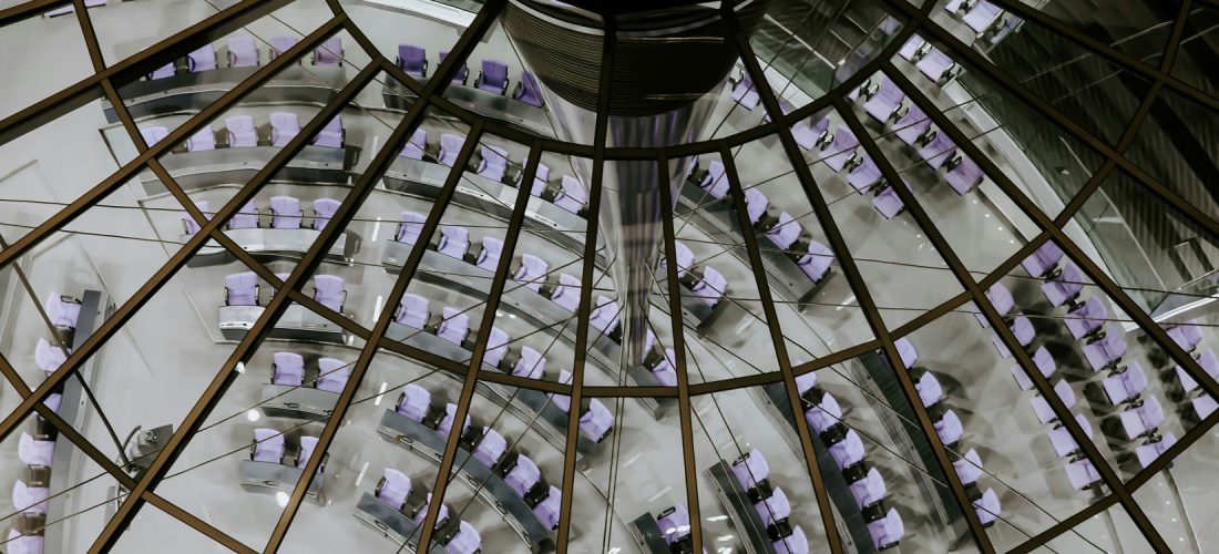 Plenarsaal im deutschen Bundestag